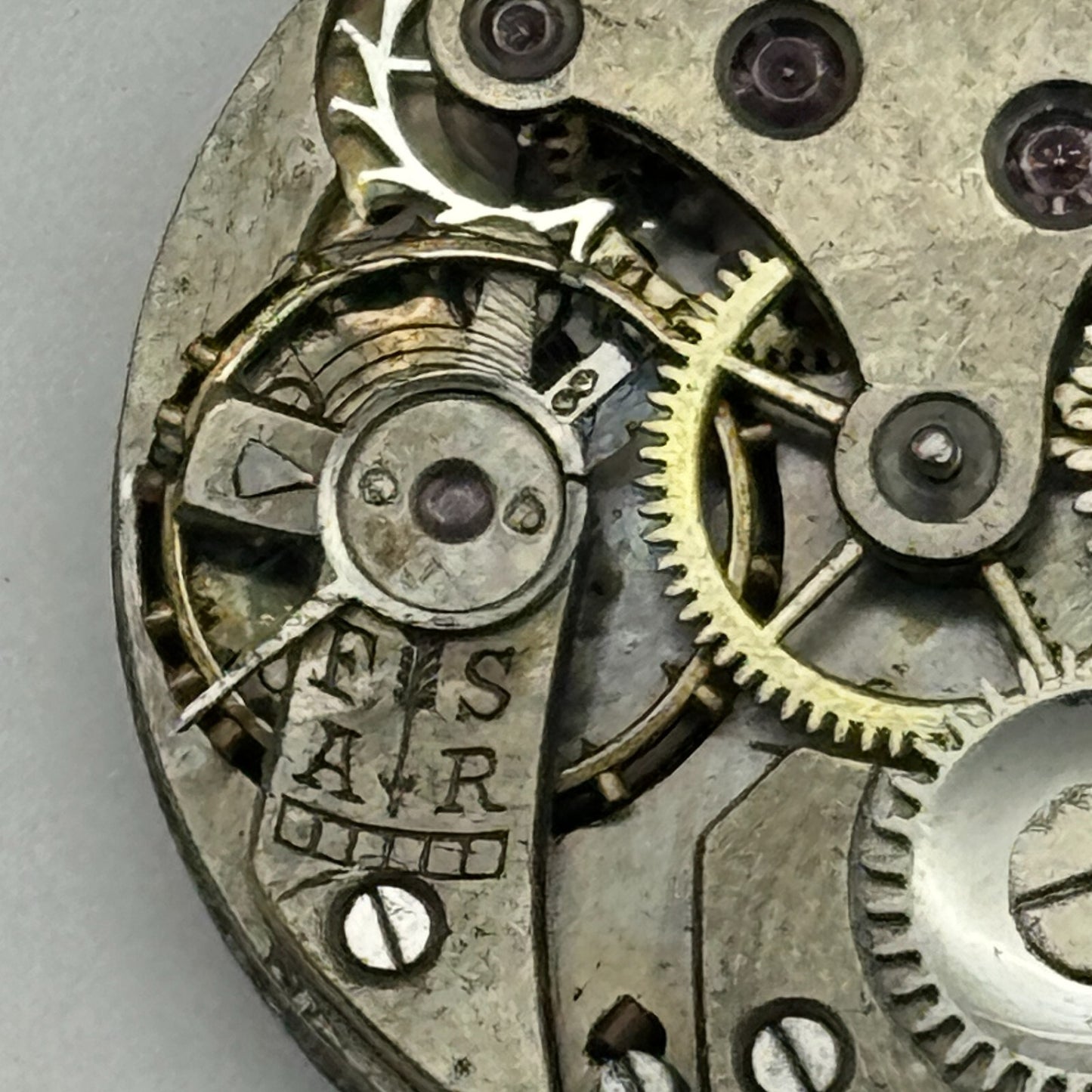 23.6mm Porcelain Dial Trench Dial Hands Watch Movement Manual Wind PARTS SPARES