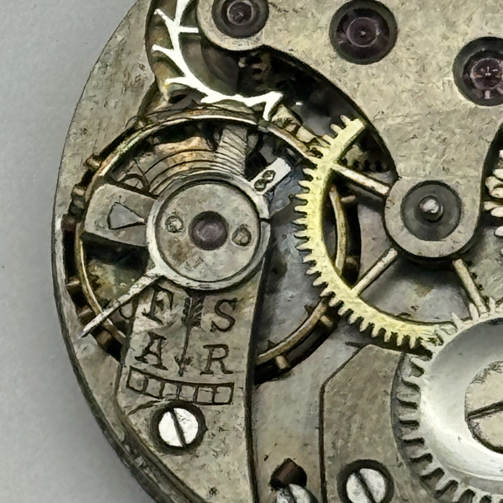 23.6mm Porcelain Dial Trench Dial Hands Watch Movement Manual Wind PARTS SPARES