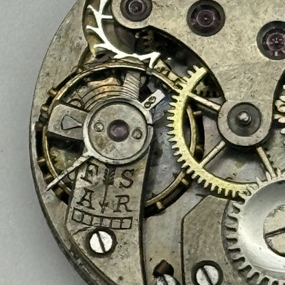 23.6mm Porcelain Dial Trench Dial Hands Watch Movement Manual Wind PARTS SPARES