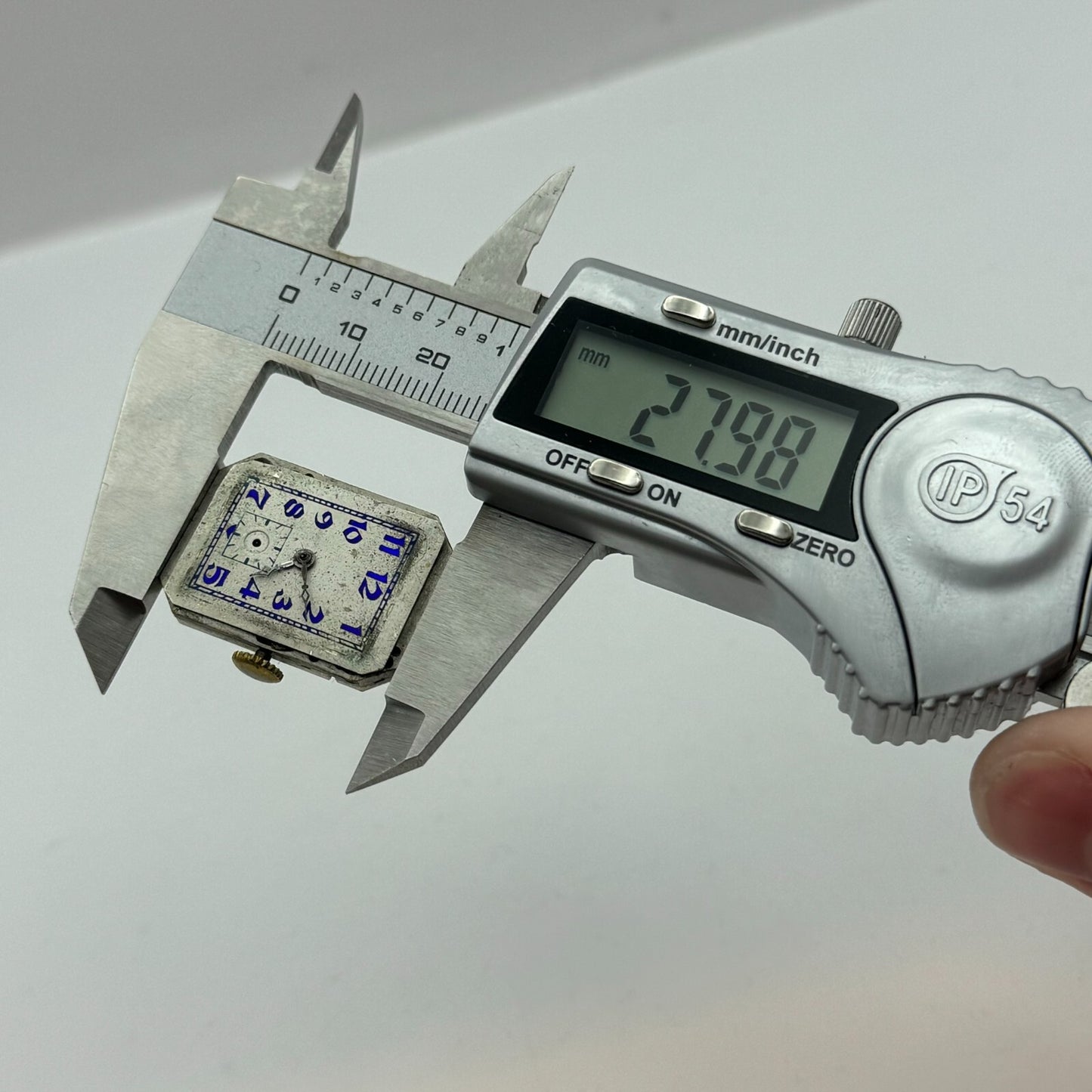 20.5mm Running Rotary Maximus Cal 54 Tank Watch Movement Manual Wind PARTS