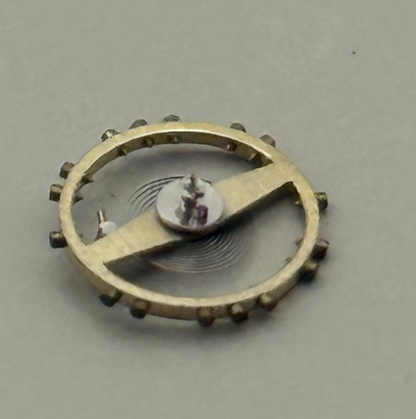 ETA 2412 Balance Wheel Complete And Spring 6¾’’’ 1257 M Watch Movement Parts NOS