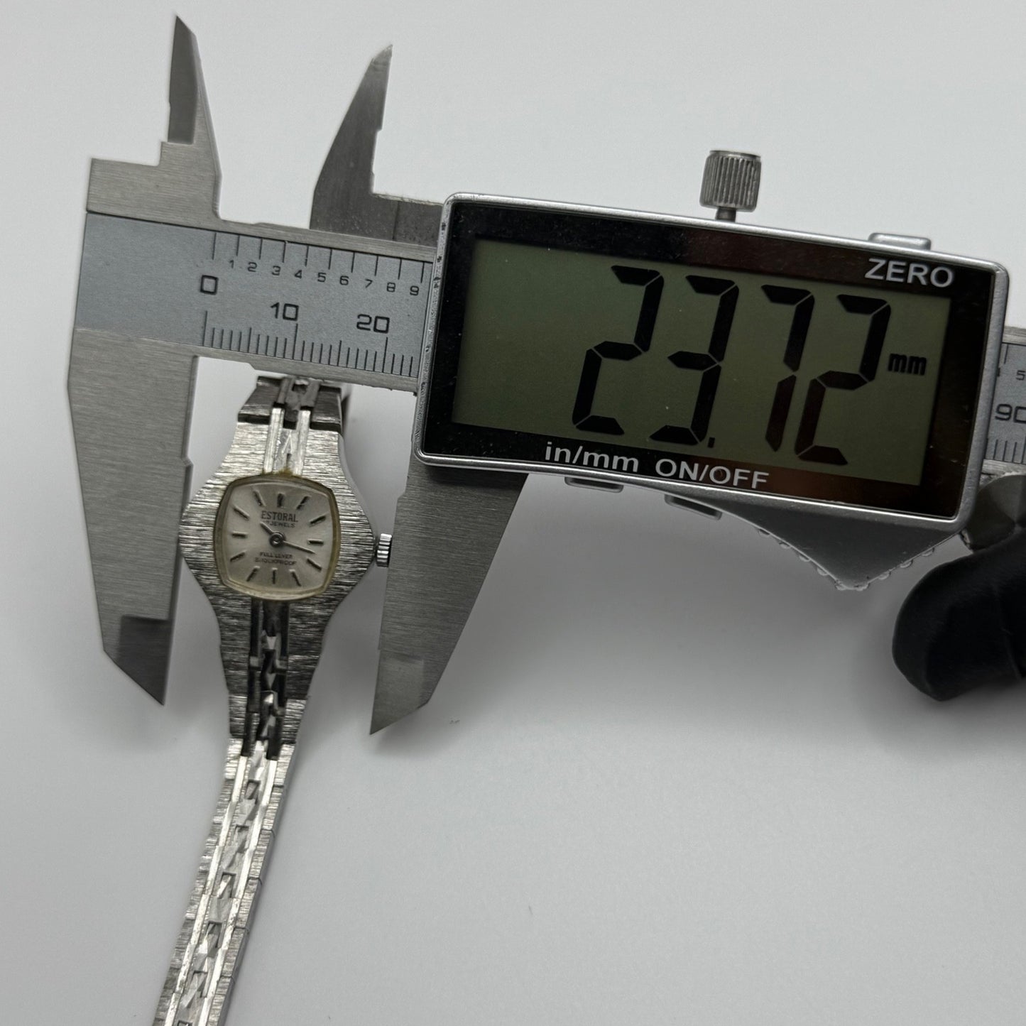 Vintage Ladies Mechanical Watch Estoral Full Lever Shockproof Working 21mm