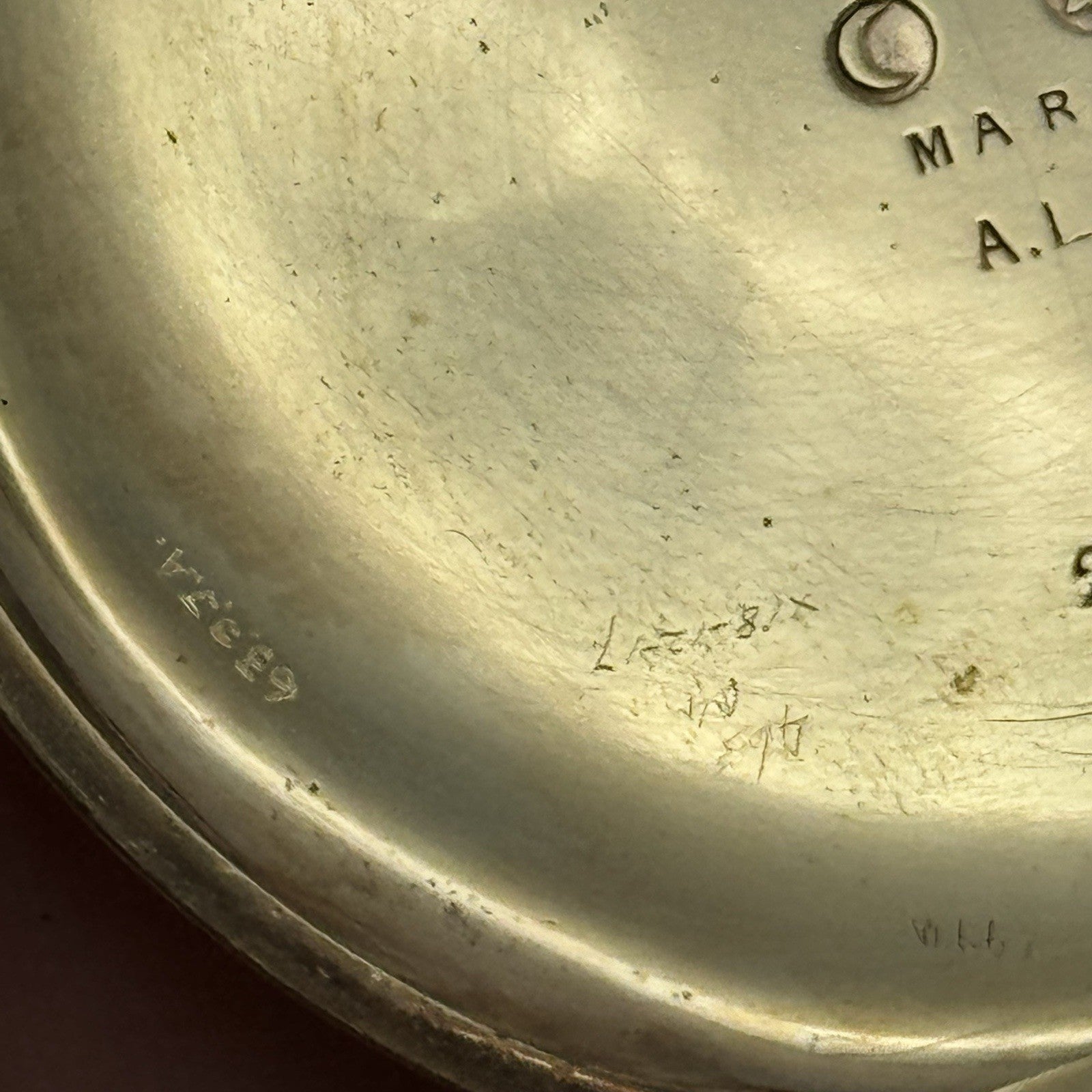 16S Waltham Bond St Model 1888 10ct Gold Plate Open Face Pocket Watch TO RESTORE