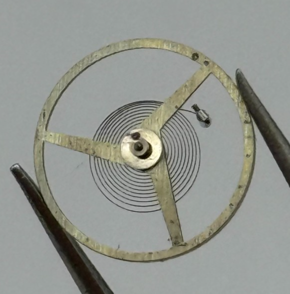 AS 1710 1814 Balance Wheel Complete And Spring 1576 M Watch Movement Parts NOS