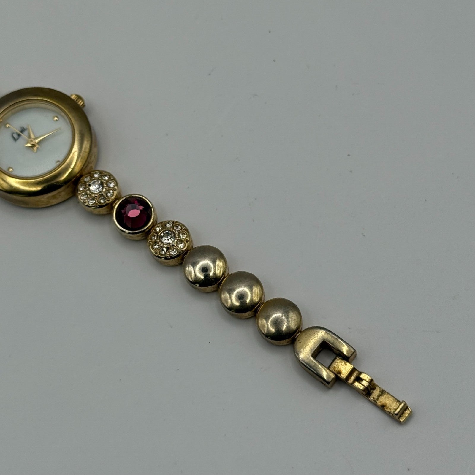 Limit Ladies Quartz Watch Mother of Pearl Dial Crystal Accent Working 22mm