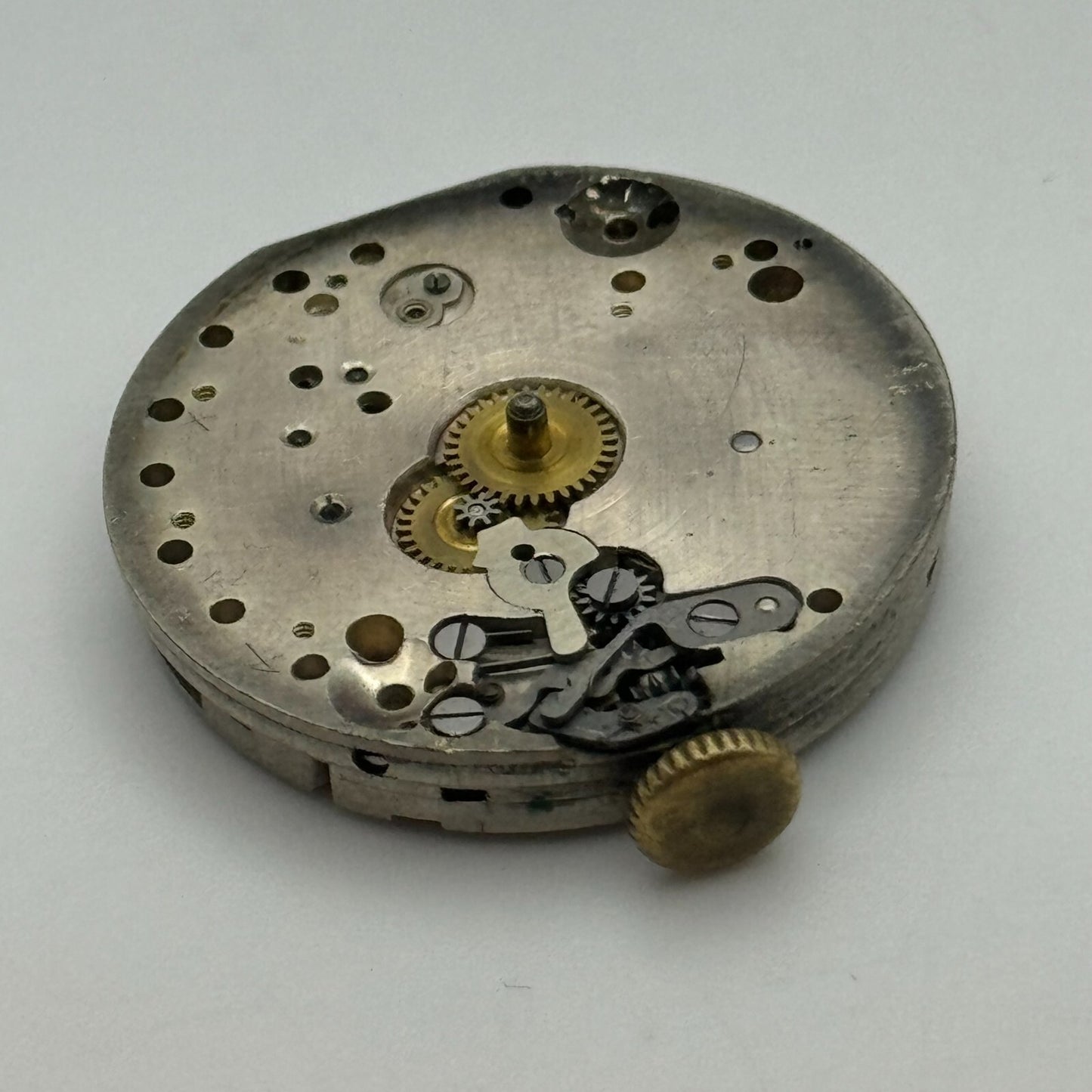 27.3mm Mens Unidentified 15 Jewels Trench Watch Movement Manual Wind Swiss PARTS