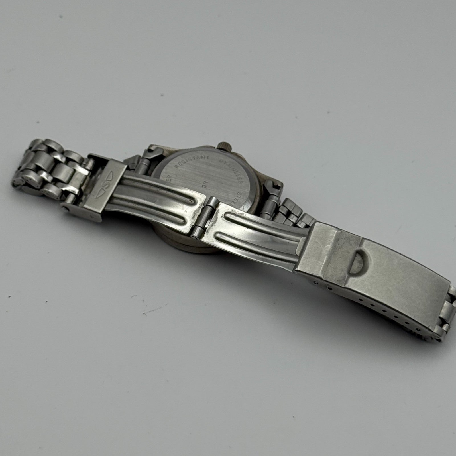 Sekonda Ladies Quartz Watch Date Dial Silver Tone Bracelet Working 28mm