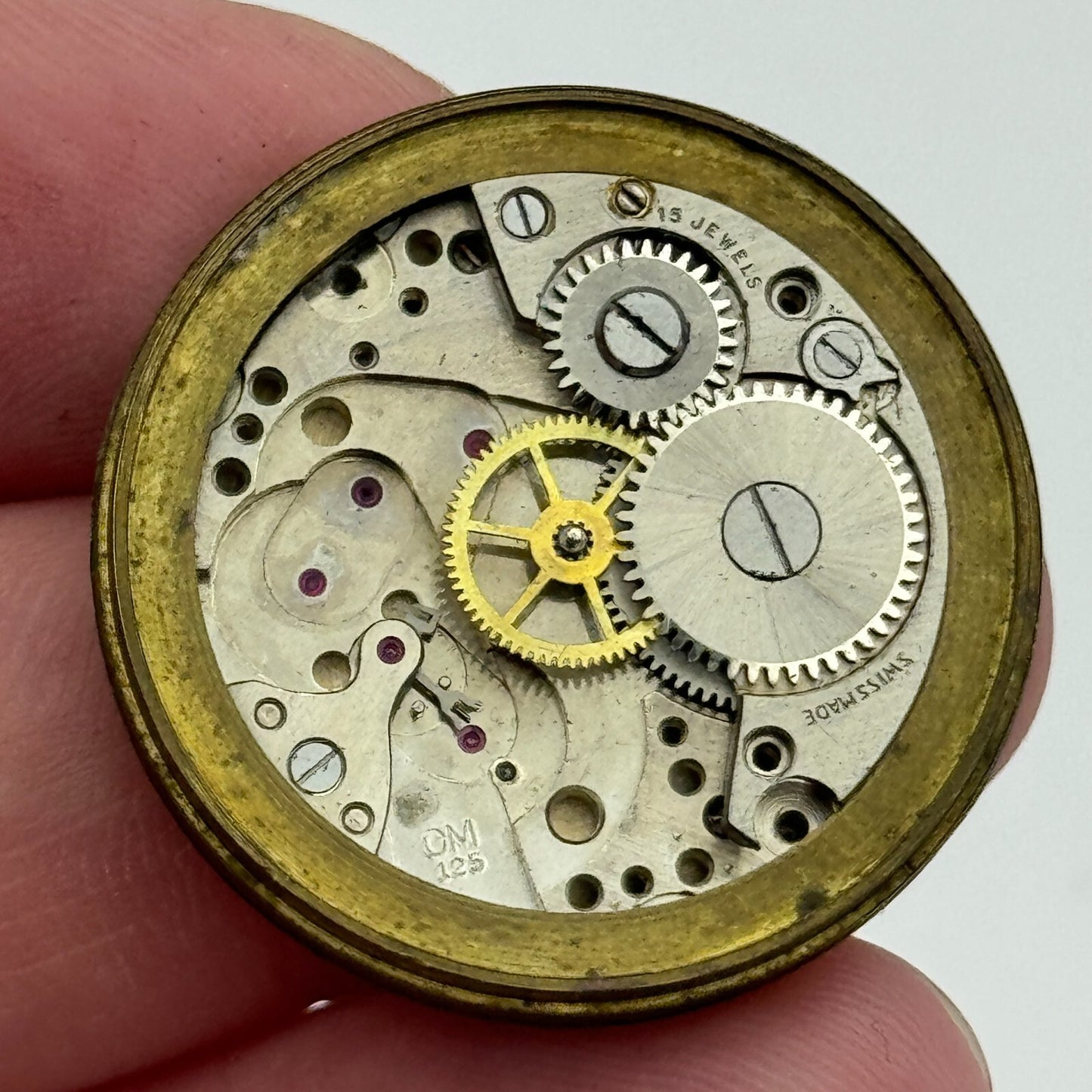 29.1mm Men's Dumont OM 125 Otto Meyer Manual Wind Swiss Watch Movement PARTS