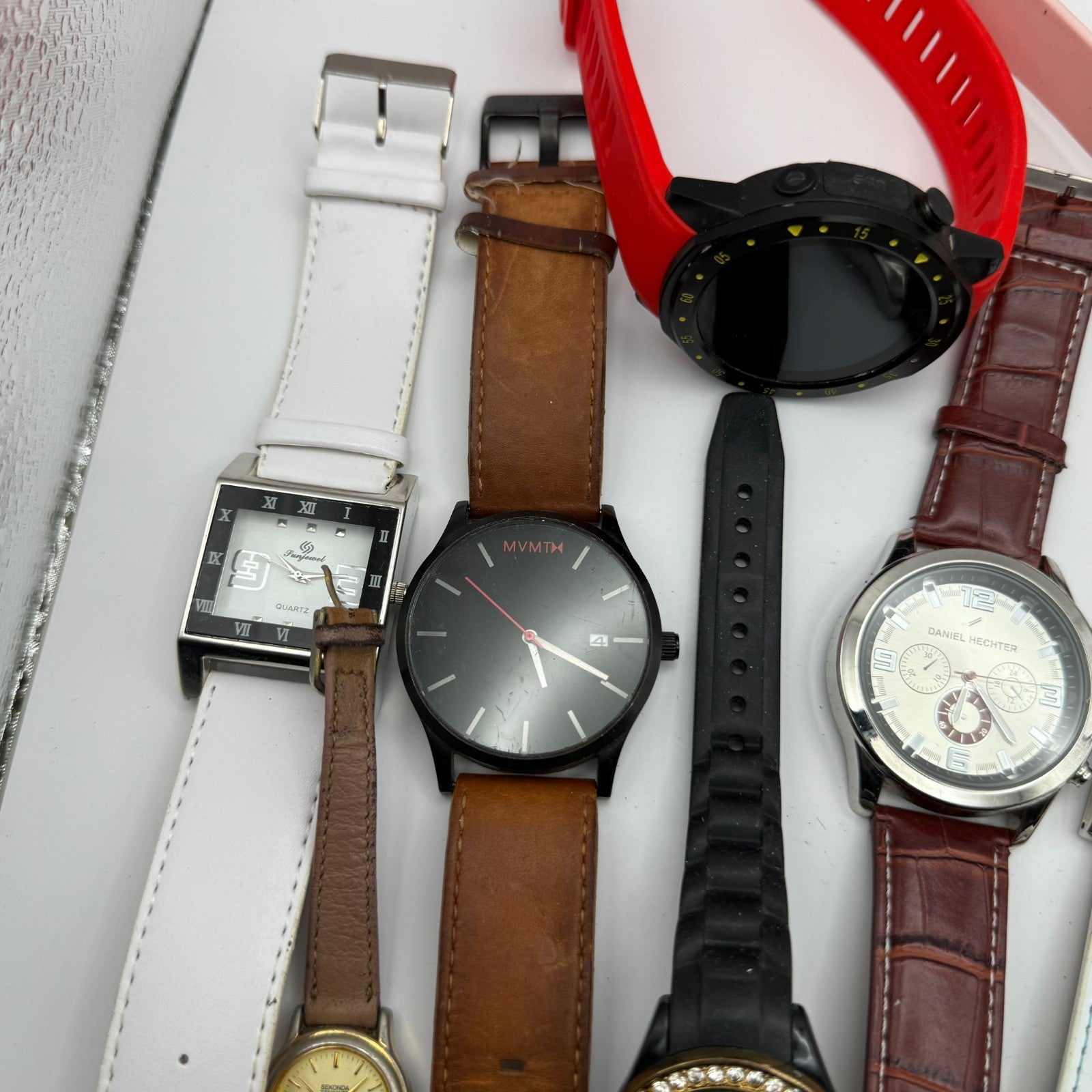 Bundle Of 15 Quartz Watches Job Lot Modern / Vintage Untested Parts / Repair