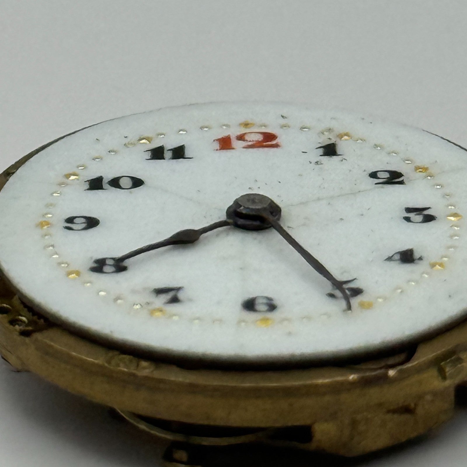 AS A Schild Antique Watch Movement Manual Wind Vintage Swiss Parts Repair 24.7mm