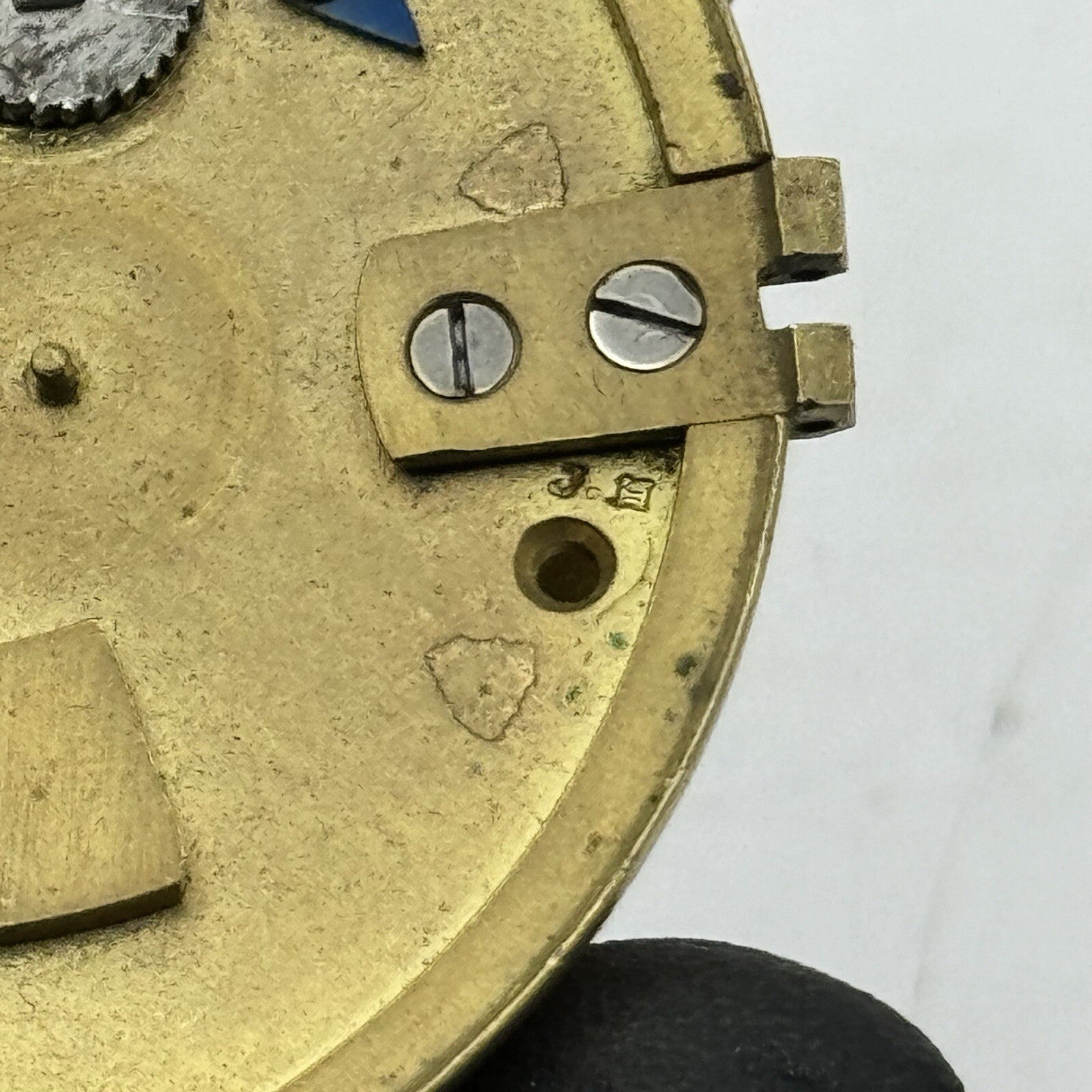 47.5mm Elias Wolfe Fusee Quality Pocket Watch Movement FOR PARTS Restoration