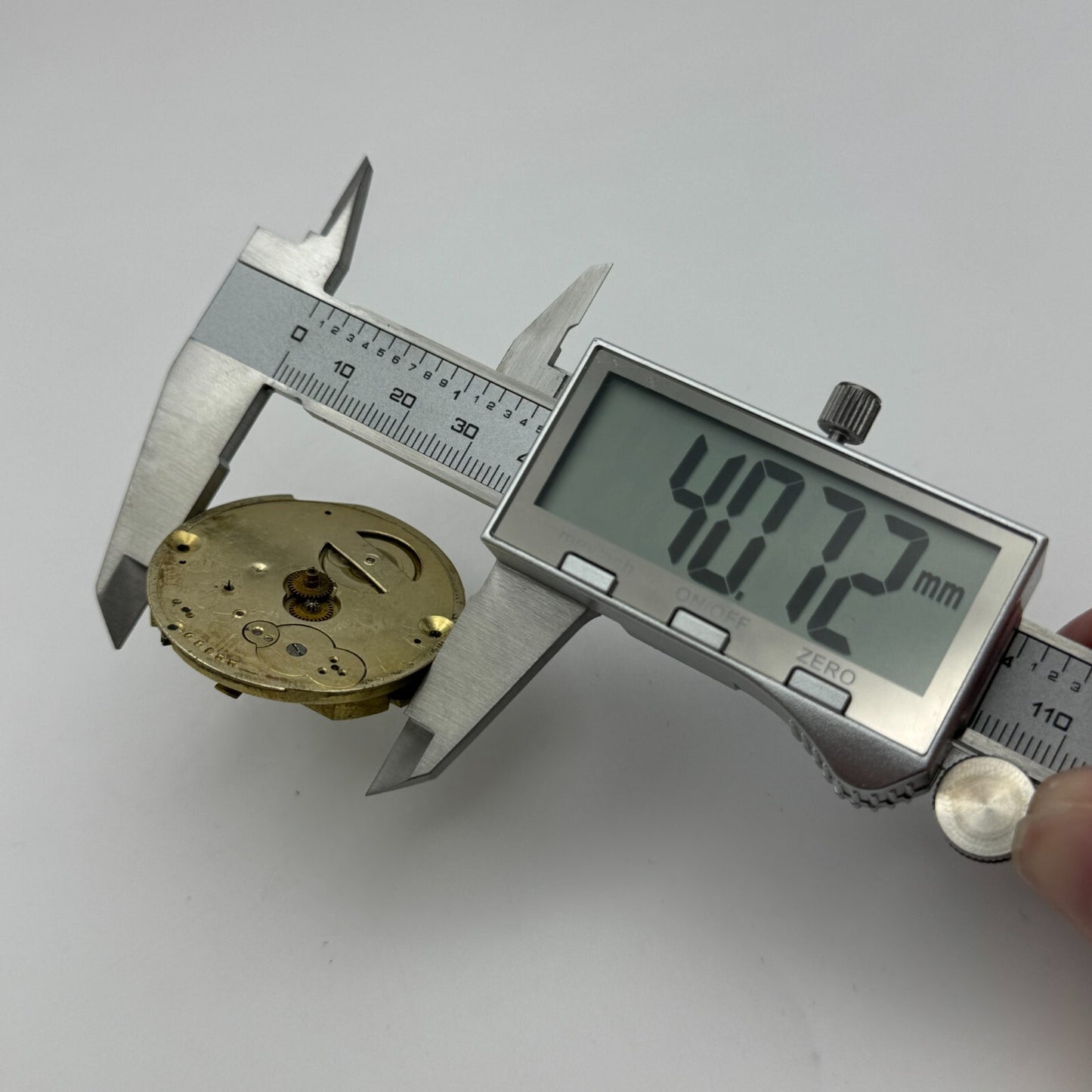 40.7mm Antique Nordmann Geneve Key Wound Pocket Watch Movement PARTS REPAIR