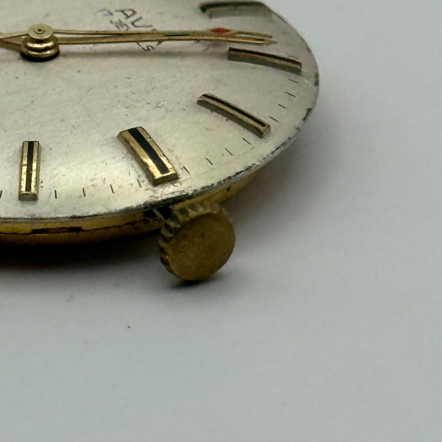 FHF ST 96 Pointer Watch Movement Running Avia Manual Wind Vintage Parts 25.9mm