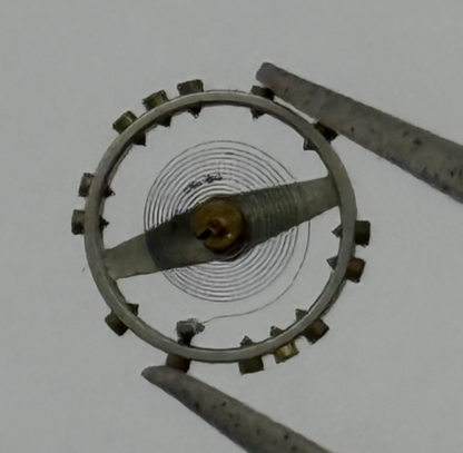 AS 976 1012 Balance Wheel Complete And Spring  29 M Watch Movement Parts NOS