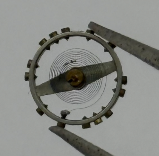 AS 976 1012 Balance Wheel Complete And Spring  29 M Watch Movement Parts NOS