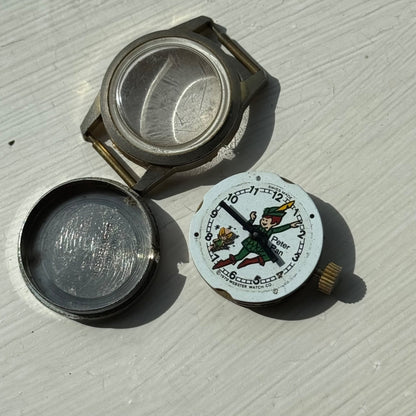 25mm Vintage 1972 Peter Pan Webster Watch Co Swiss Manual Wind PARTS / REPAIR