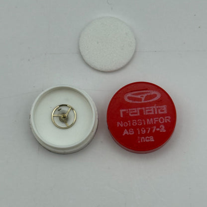 AS 1977-2 Balance Wheel Complete And Spring  1831 M Watch Movement Parts NOS