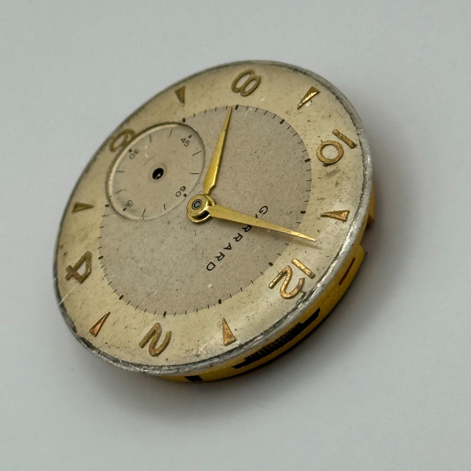Smiths De Luxe Garrard 18 Jewels Watch Movement Manual Wind Vintage Parts 26.8mm