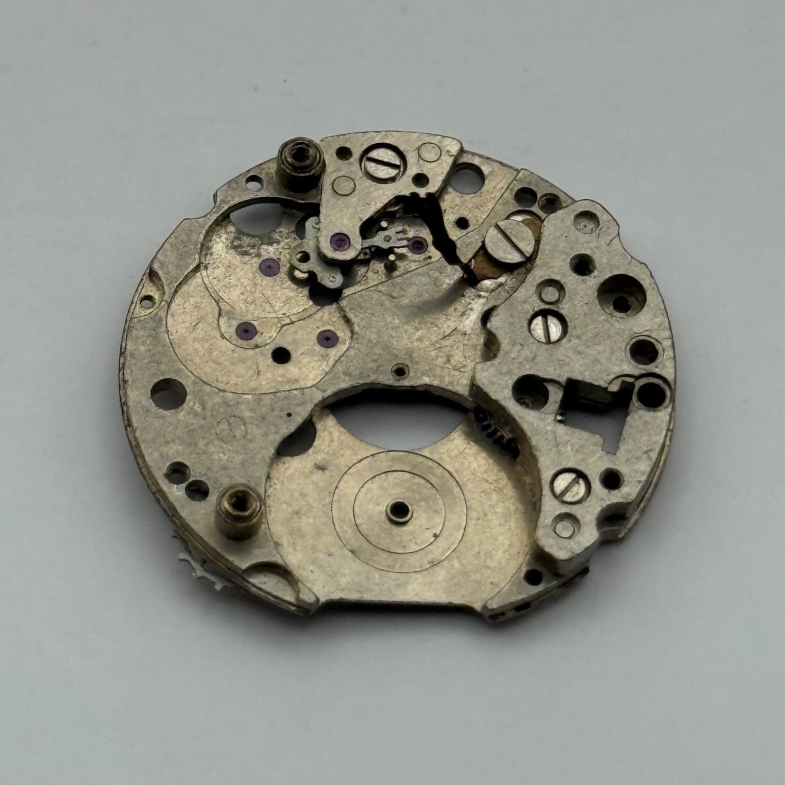 Criterion 65 Watch Movement Main Plate Manual Wind Vintage Parts Repair 23.6mm