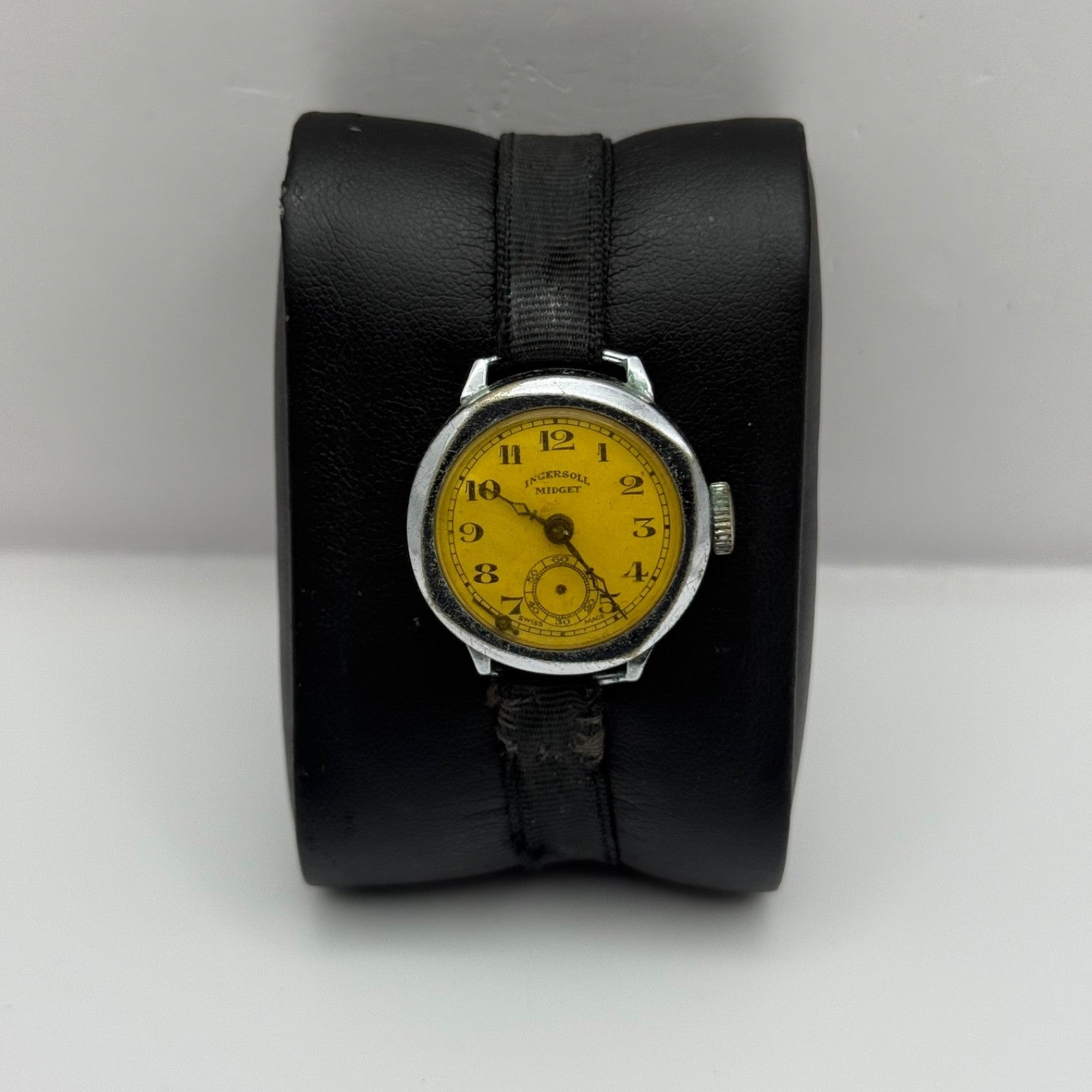 25mm Vintage / Antique Ingersoll Midget Swiss Sub Second Manual Wind Watch PARTS