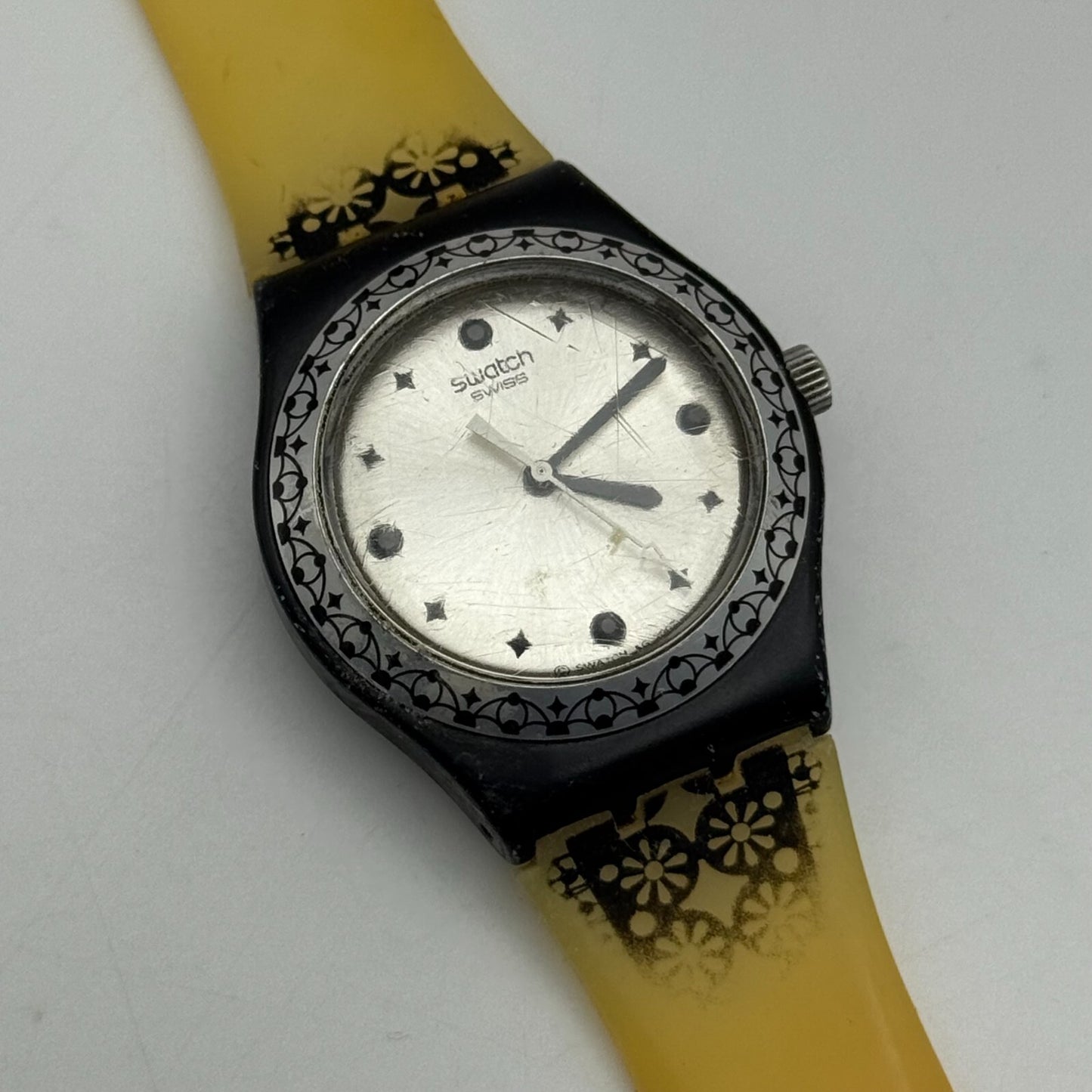 32mm Vintage 2007 Swatch Irony Quartz Watch UNTESTED PARTS REPAIR