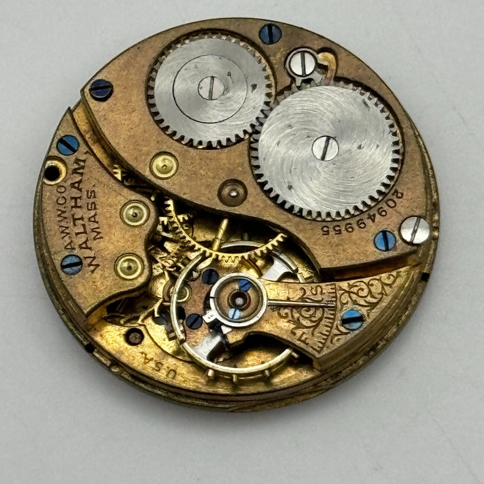 0s Men's Waltham Grade No. 160 Model 1900 American Watch Movement PARTS SPARES