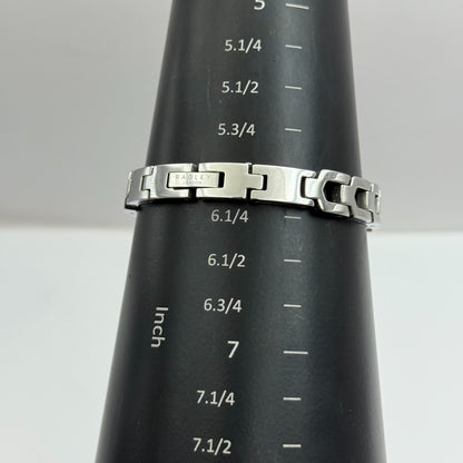 20mm Working Ladies Radley Silver Tone Quartz Panel Bracelet Watch 6 Inches