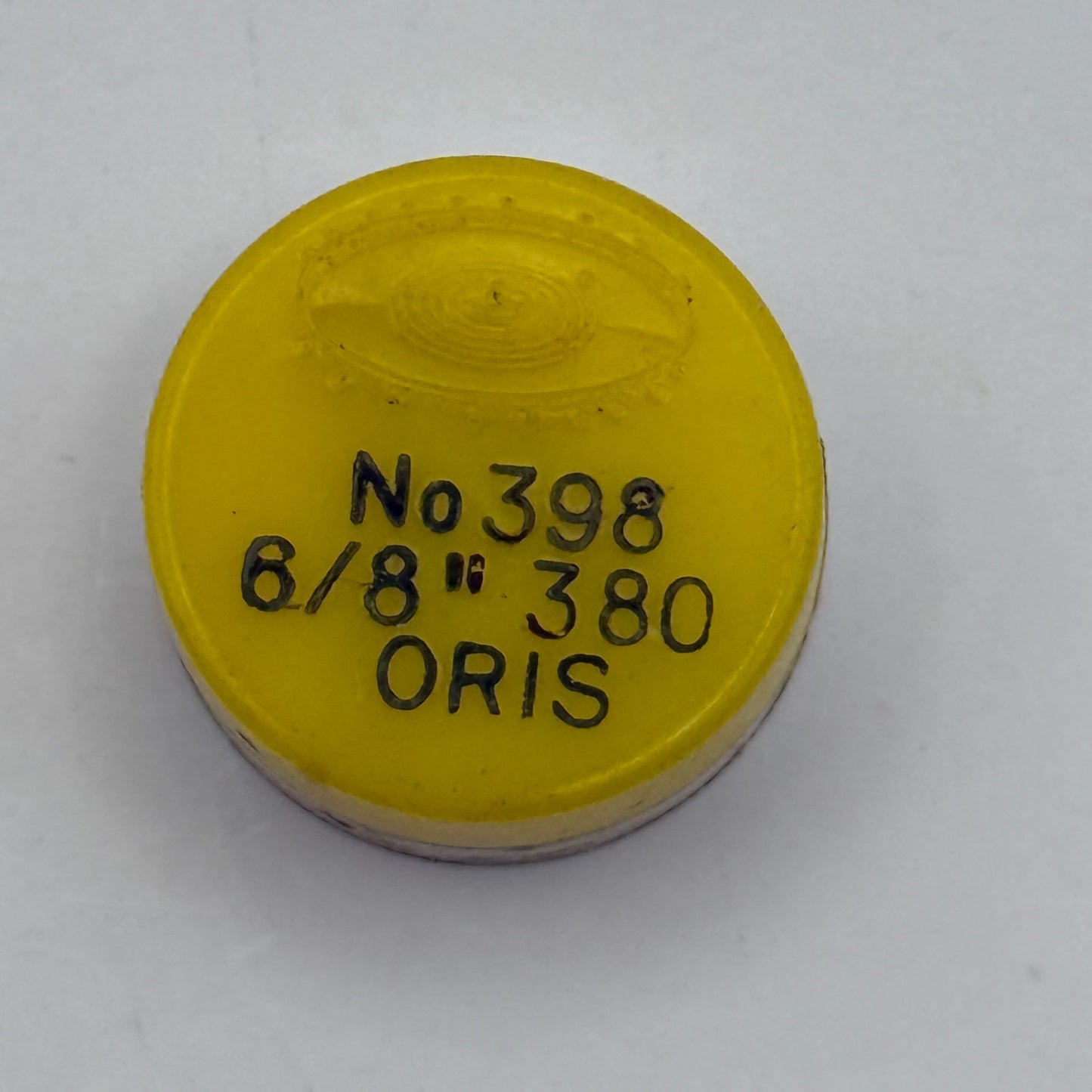 Oris 380 Balance Wheel Complete And Spring 6 3/4-8''' Watch Movement Parts 