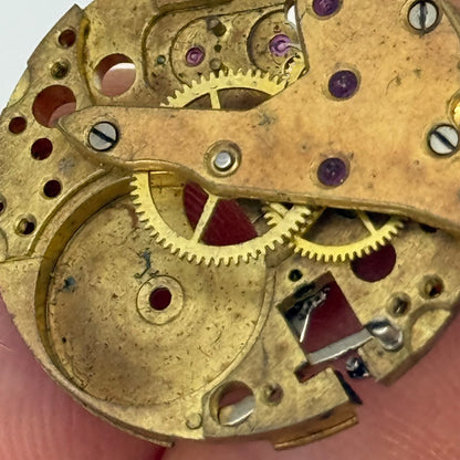 23.6mm Vintage Cupillard Cal 233 Manual Wind Partial Watch Movement PARTS REPAIR