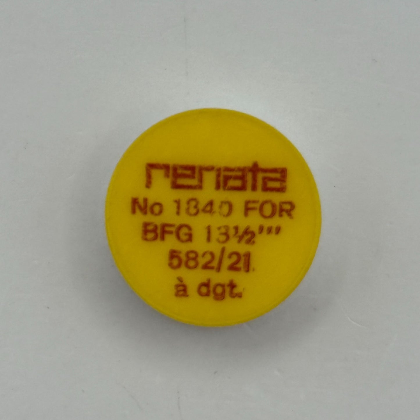 BFG 582/21 Balance Wheel Complete And Spring 13½’’’ 1840 Watch Movement Parts 