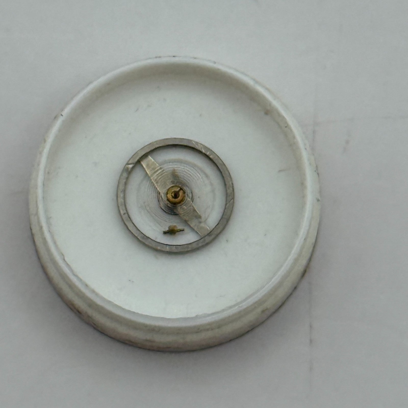 Oris 380 Balance Wheel Complete And Spring 6 3/4-8''' Watch Movement Parts 