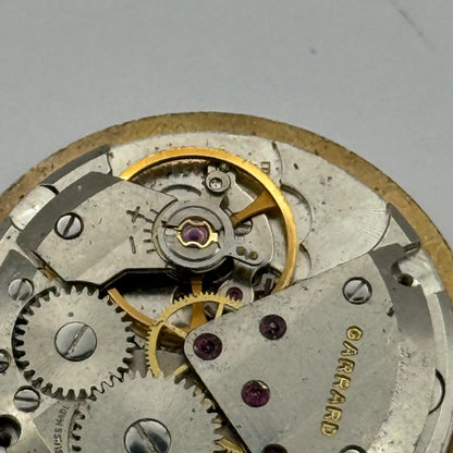 ETA 2391 Watch Movement Garrard Manual Wind Vintage Swiss Parts Repair 25.9mm