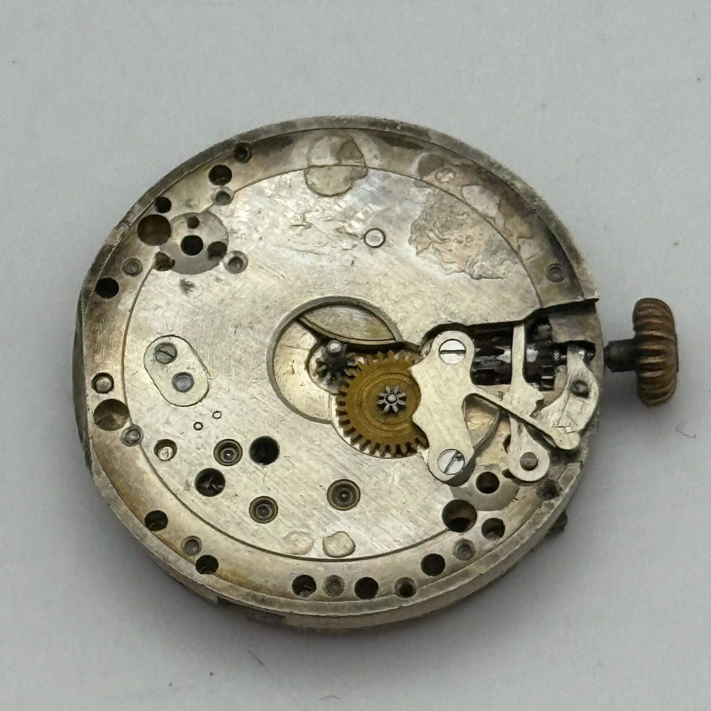 23.6mm Running Craven High Grade 15 Loose Trench Watch Movement Manual Wind PART