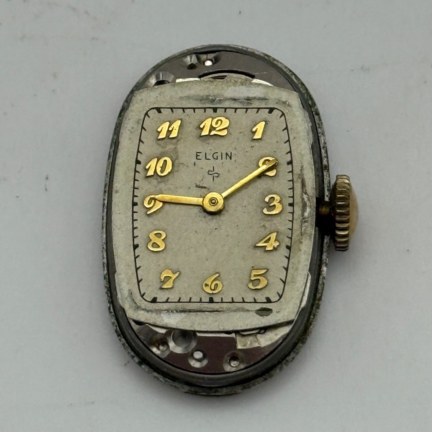 Elgin Grade 541 Model 2 Watch Movement 1951 21/0s American Parts Repair Ladies