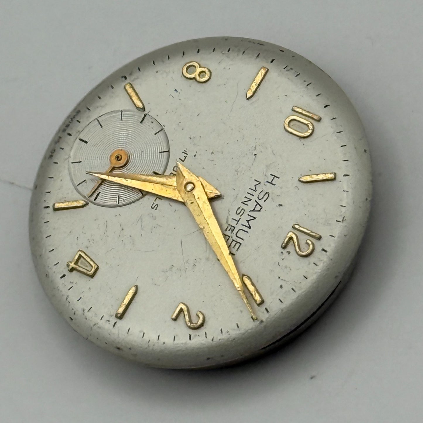 FHF 70 Watch Movement H Samuel Manual Wind Vintage Swiss Parts Repair 23.4mm