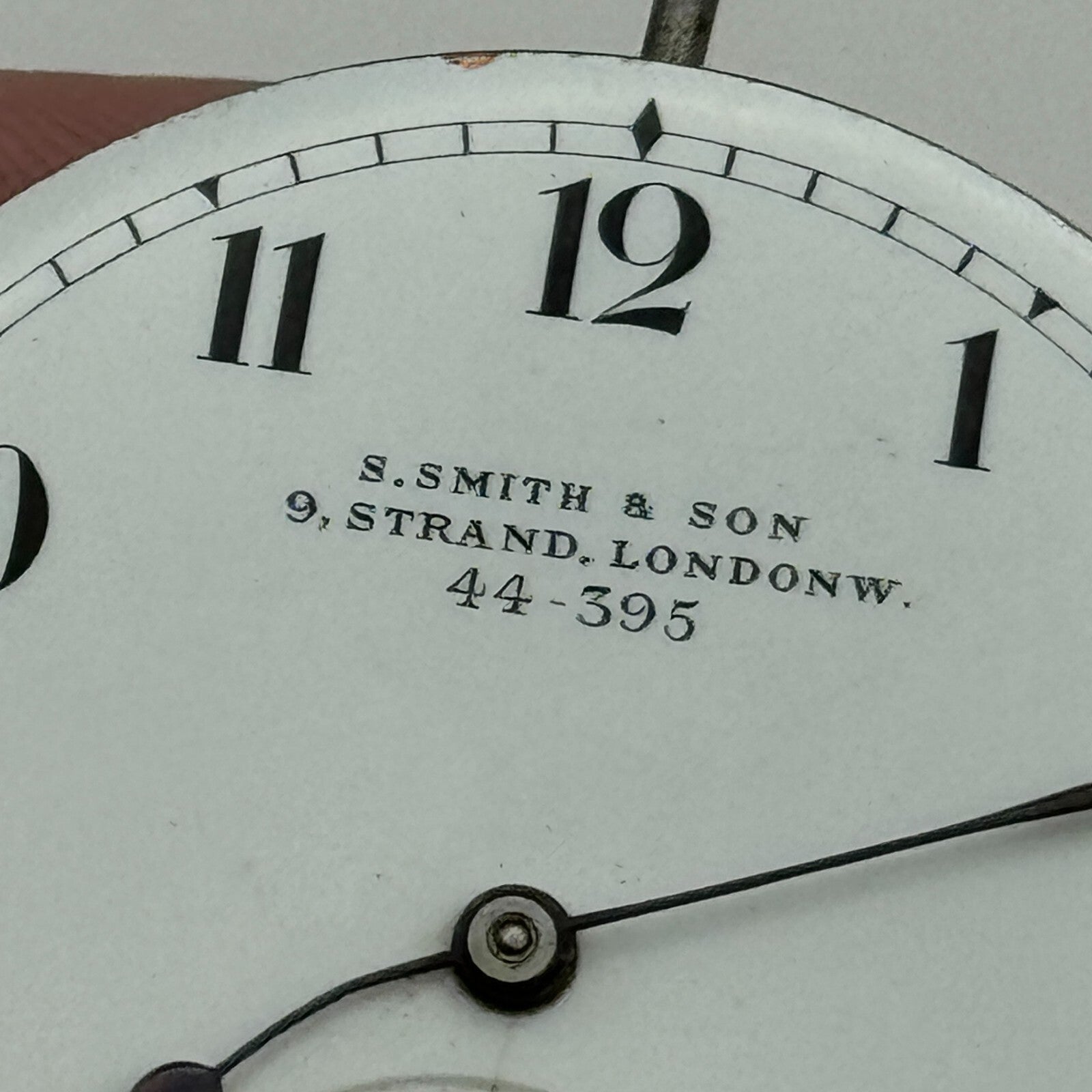 43mm S Smith & Son 9 Strand London Vintage Open Face Pocket Watch Movement PARTS