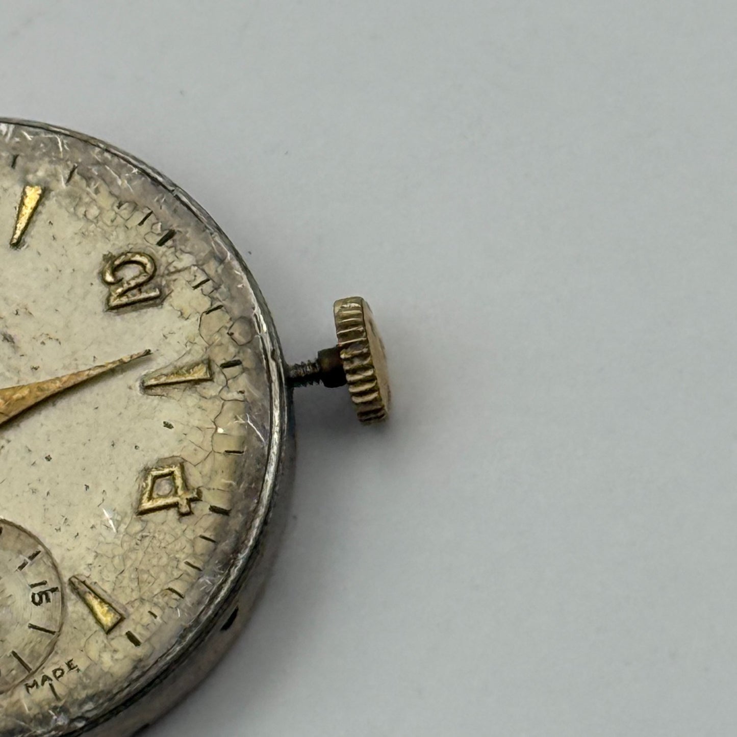 ETA 1260 Watch Movement Bentima Star Manual Wind Vintage Parts Repair 23.6mm