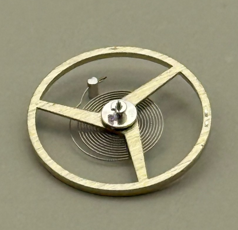 AS 1900 1906 Balance Wheel Complete And Spring Ord + Inca 1577 M Watch Parts NOS