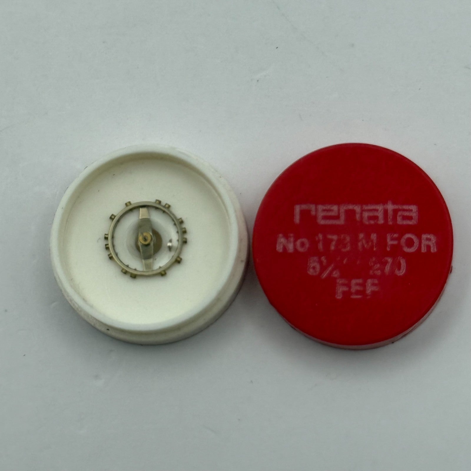 FEF 270 Balance Wheel Complete And Spring  5¼’’’ 173 Watch Movement Parts NOS