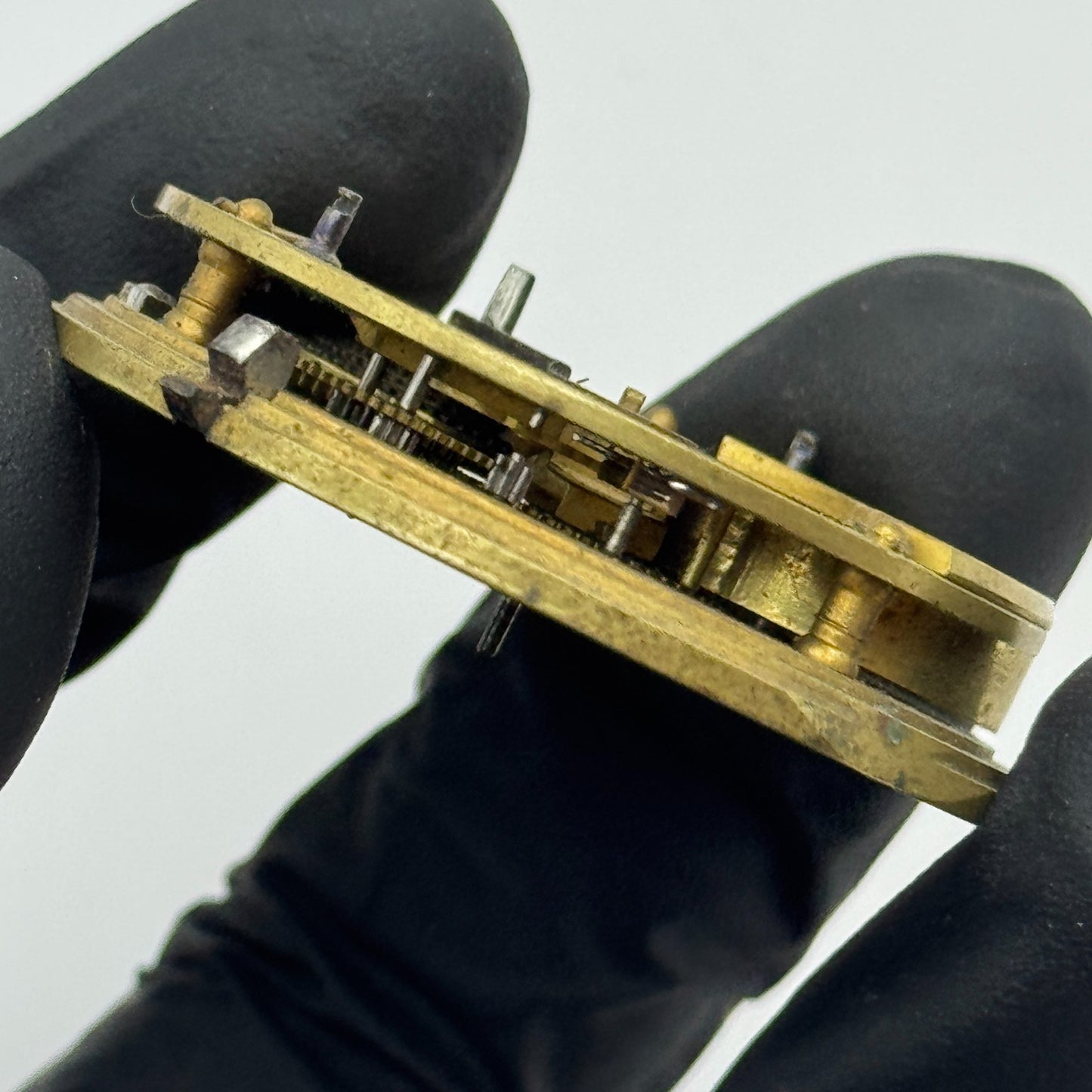 Fusee Pocket Watch Movement Antique English Key Wound Parts Repair Spares 46.9mm