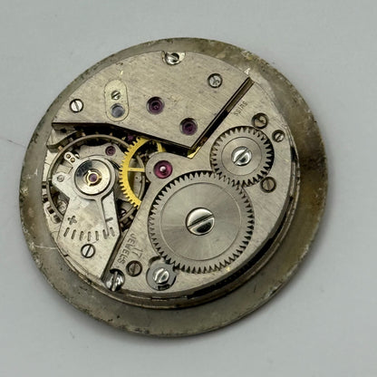 FEF 190 Watch Movement Garrard Manual Wind Vintage Swiss Parts Repair 23.5mm