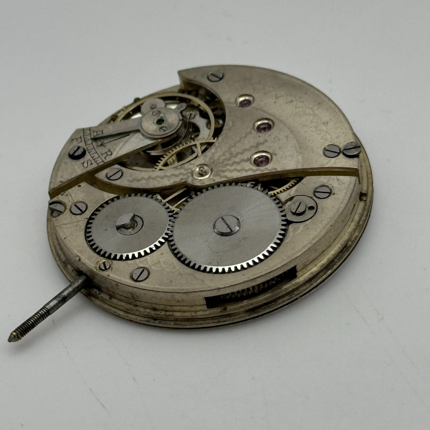 43mm S Smith & Son 9 Strand London Vintage Open Face Pocket Watch Movement PARTS