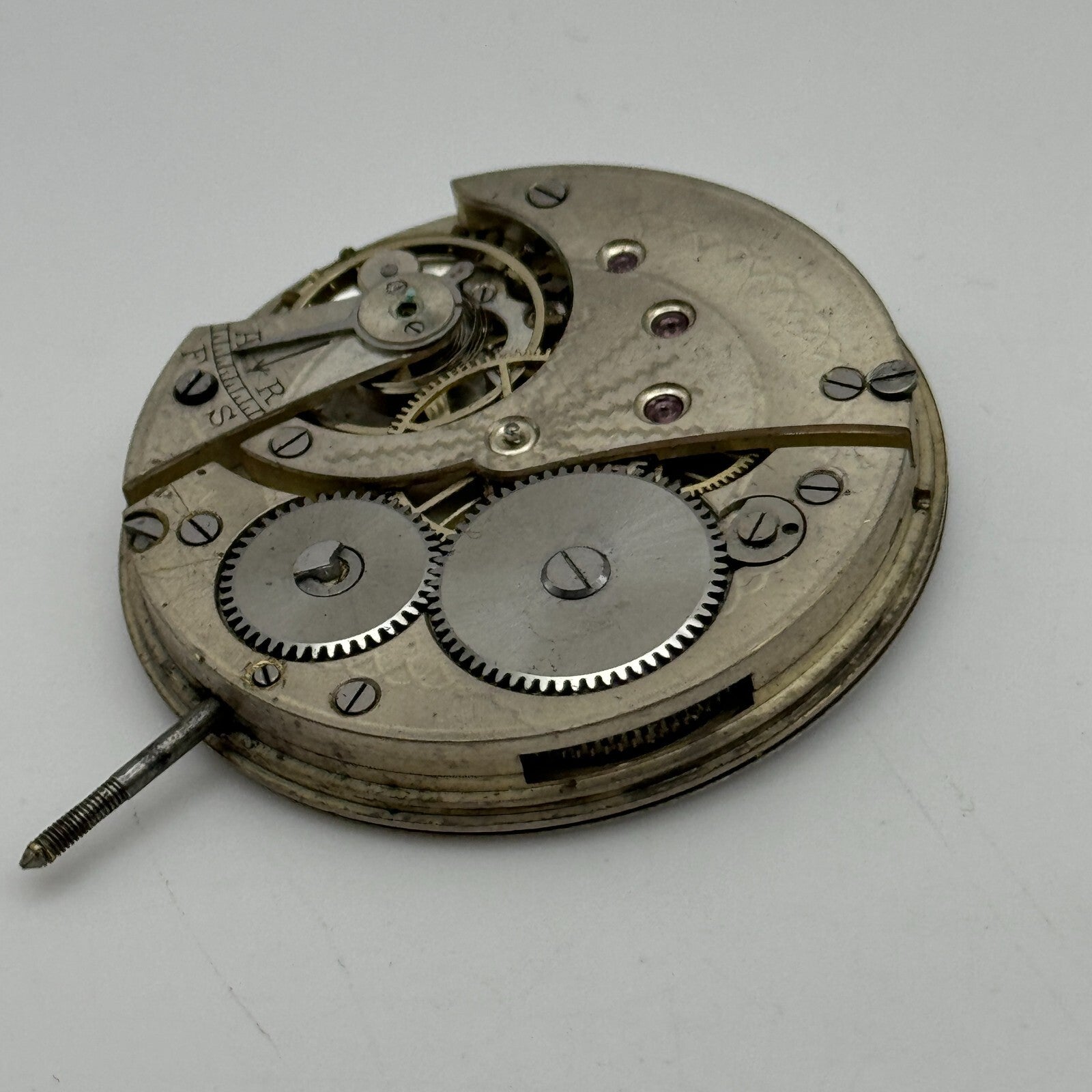 43mm S Smith & Son 9 Strand London Vintage Open Face Pocket Watch Movement PARTS