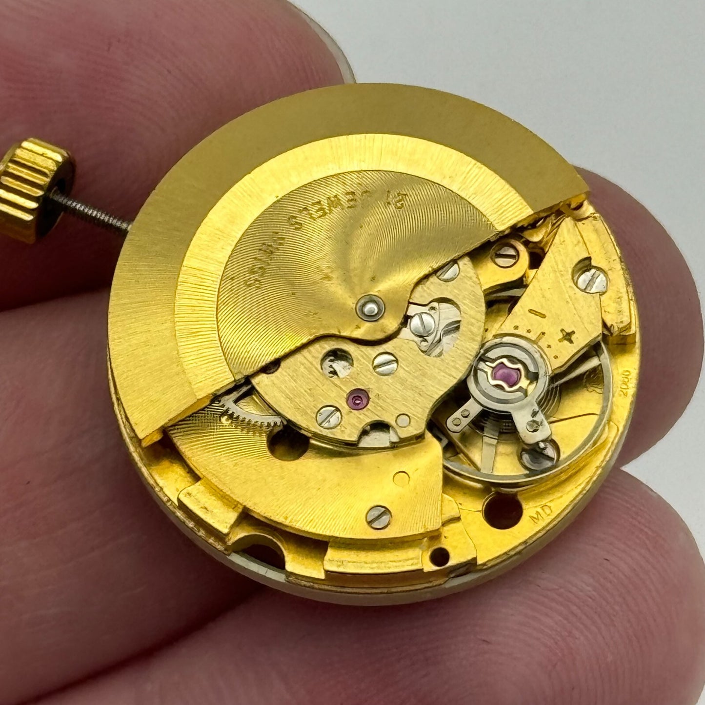 26mm Men's AS 2066 Automatic 15 Jewels Vintage Swiss Watch Movement PARTS SPARES
