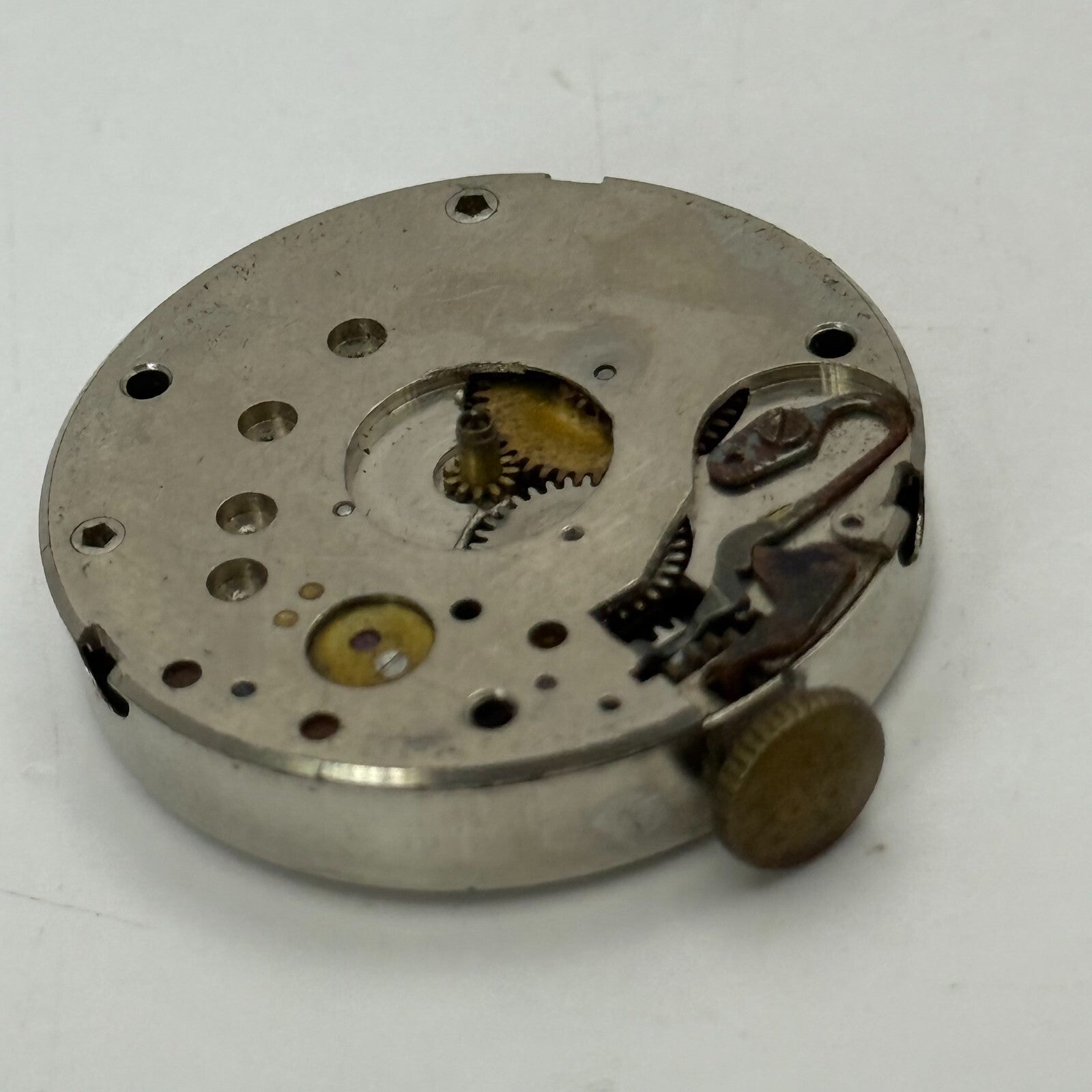 30mm Vintage Men’s Ingersoll 5 Jewels Great Britain Manual Wind Watch Movement