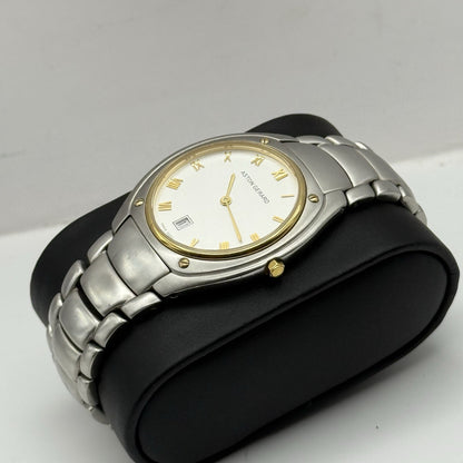 36mm Working Vintage Mens Aston Gerard 261267KM Swiss Date Dial Quartz Watch