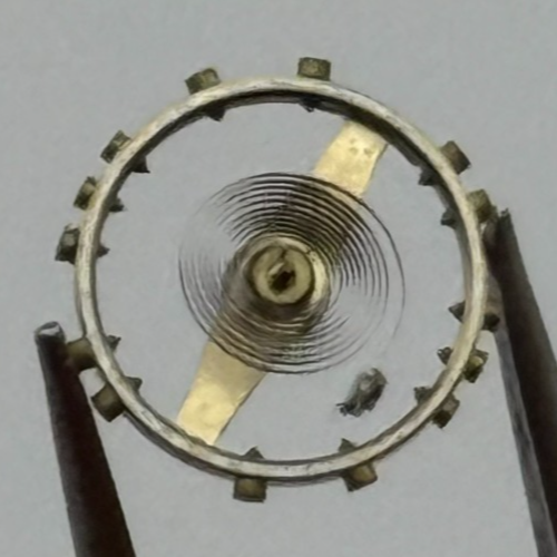 ETA 761 1201 Balance Wheel Complete And Spring  145 M Watch Movement Parts NOS