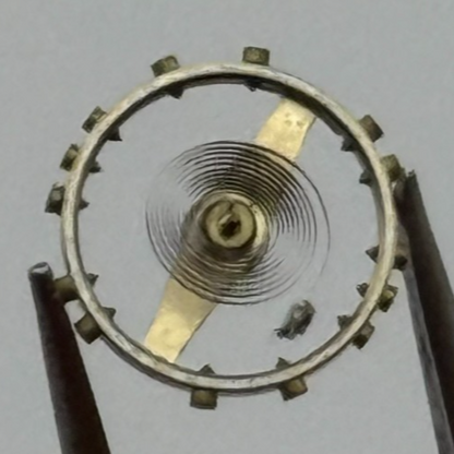 ETA 761 1201 Balance Wheel Complete And Spring  145 M Watch Movement Parts NOS