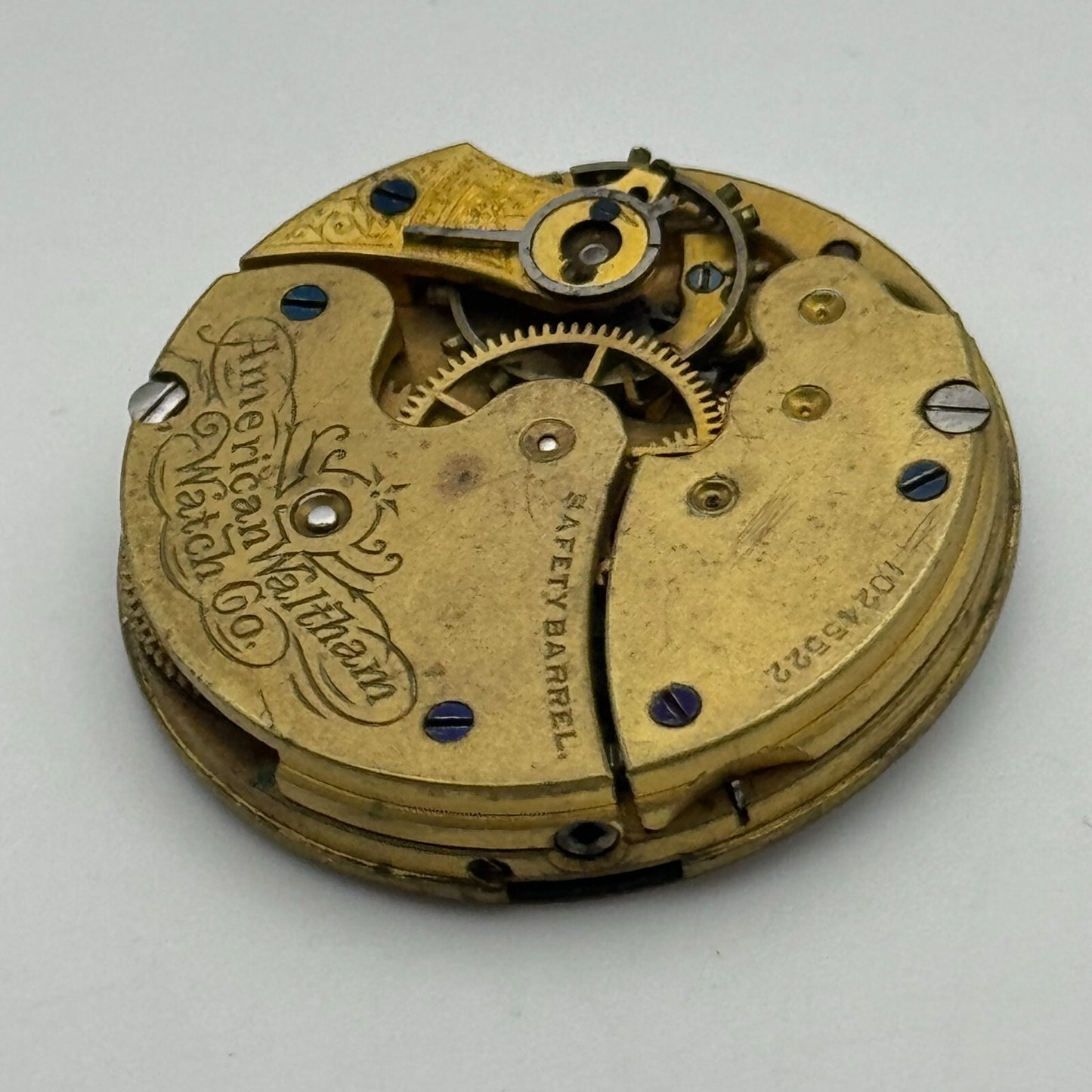 0s Men’s Waltham Grade Seaside Model 1901 American Watch Movement PARTS SPARES