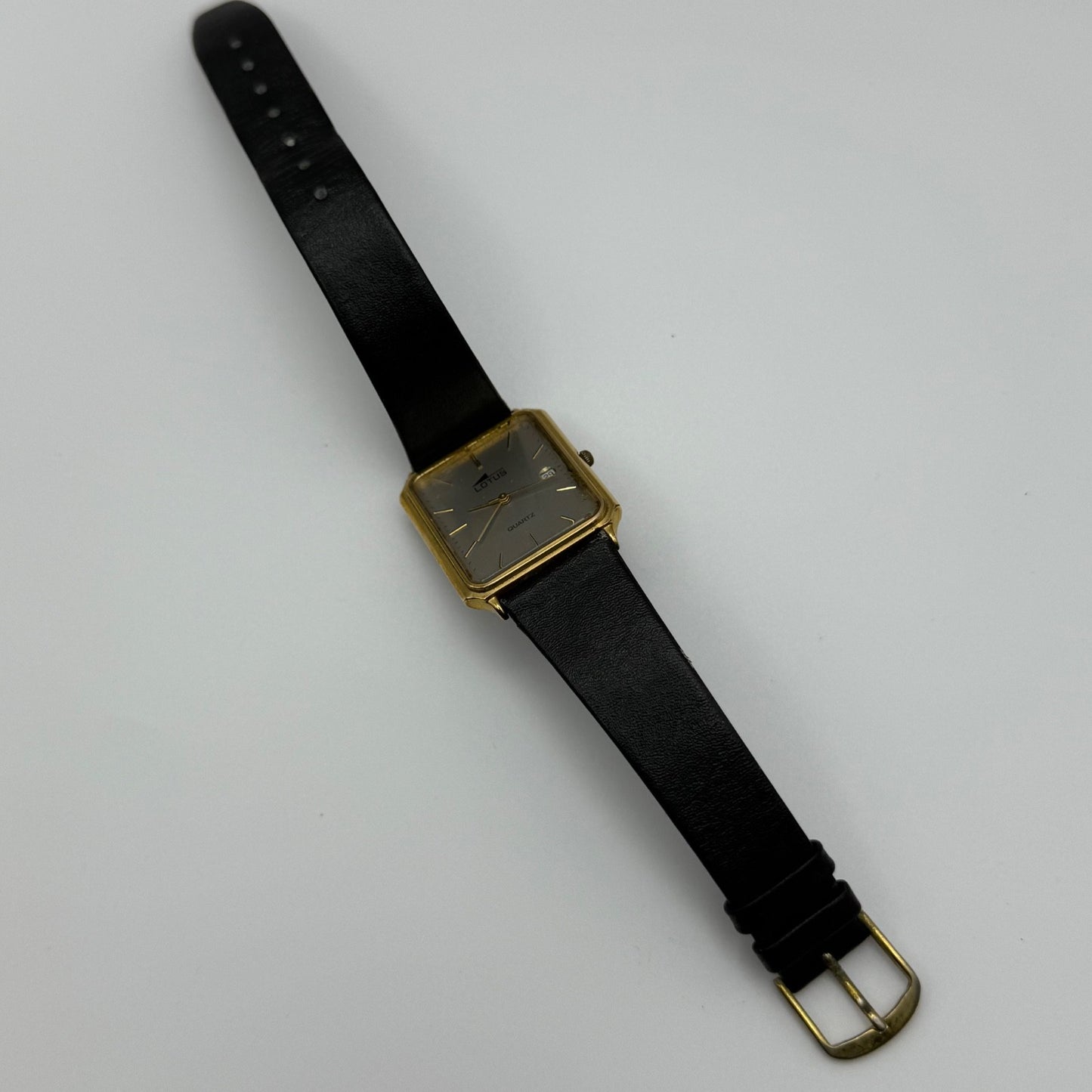 Working Ladies Lotus Date Dial Quartz 26mm Quartz Watch PUW Movement New Battery